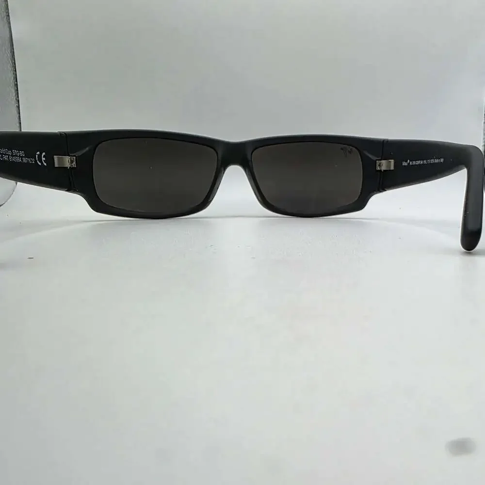 Maui Jim World Cup 266-02MR Matte Black Rubber Grey Polarized Sunglasses